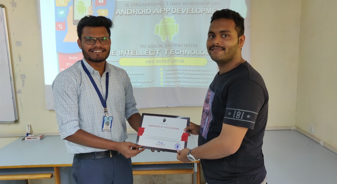 A Workshop on Android Development for MCA Students – FAMT