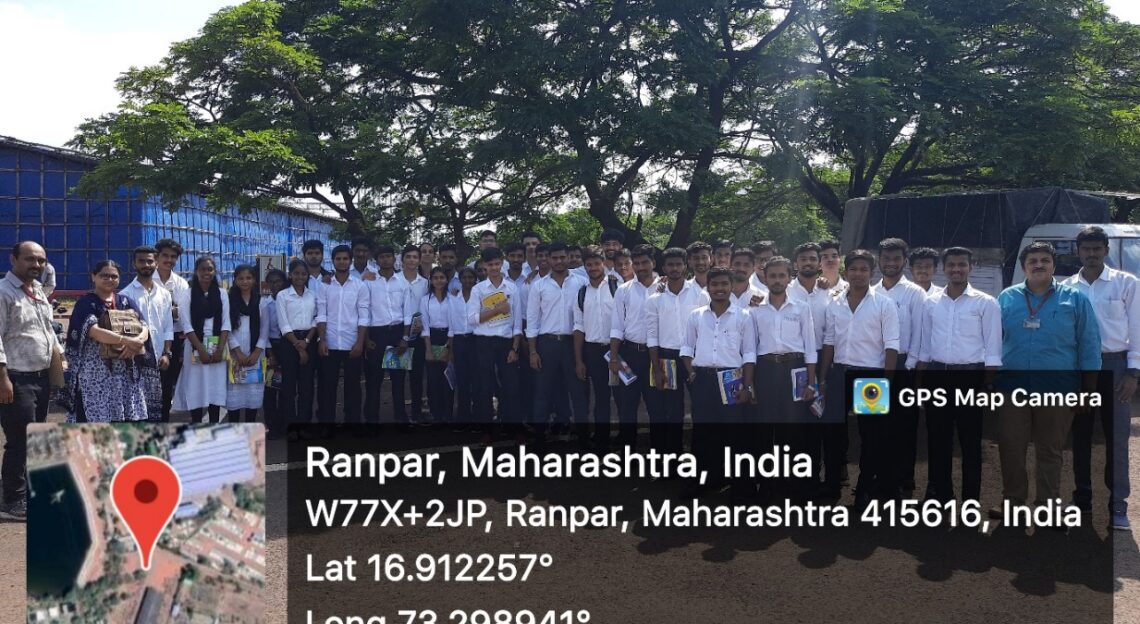 Electrical Engineering Students on Industrial Visit to Finolex Power