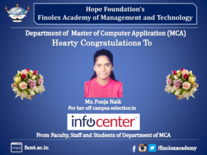 infocenter Pooja Naik